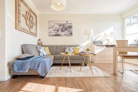 Wohnzimmer Ferienwohnung Meeresblick Nord Nord Ost 405