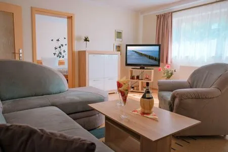 Wohnzimmer Ferienwohnung Ostseeliebe