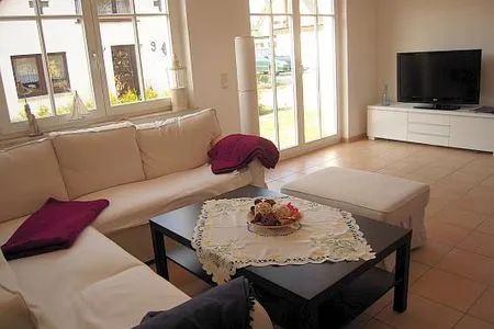 Wohnzimmer Ferienhaus Möwennest