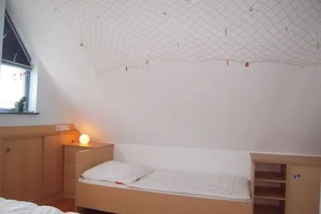 Schlafzimmer Ferienwohnung Seepferdchen