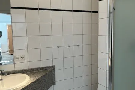 Badezimmer Haus am Park Ferienwohnung 24