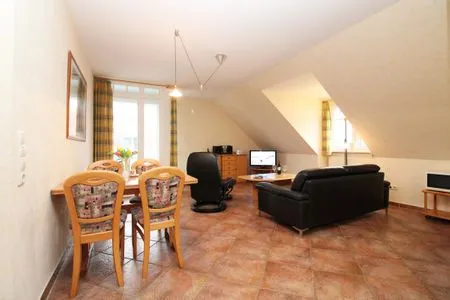Wohnzimmer Haus am Haffplatz Ferienwohnung 10