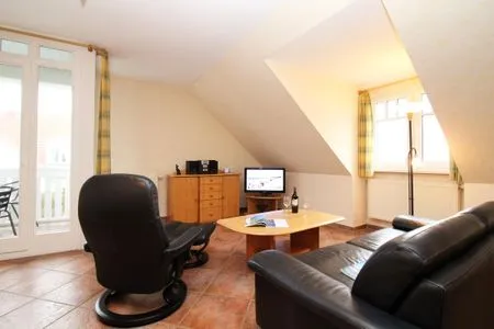 Wohnzimmer Haus am Haffplatz Ferienwohnung 10