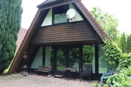 Terrasse Ferienhaus Waldparadies