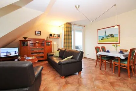 Wohnzimmer Haus Haffplatz Ferienwohnung 11