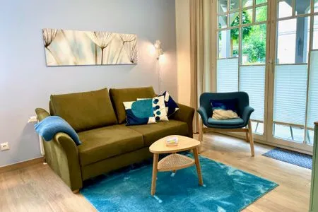 Wohnzimmer Ostseewelle Ferienwohnung 2
