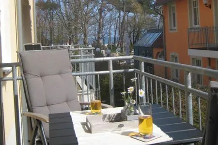 Balkon Ostseewelle Ferienwohnung 13