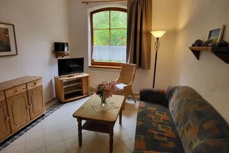 Wohnzimmer Pension Schmelzer Wohnung 16