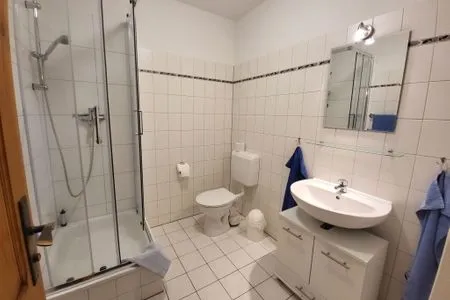 Badezimmer Pension Schmelzer Wohnung 5
