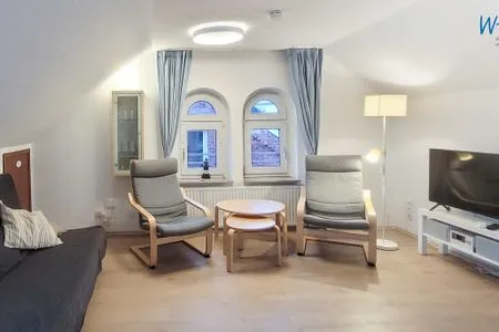 Wohnzimmer Kirchstr. 38 Borkum Ferienwohnung 38