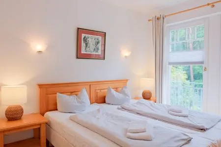 Schlafzimmer Apartmenthaus Sonnenburg Ferienwohnung 11
