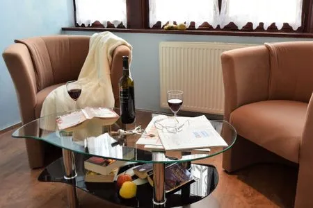 Wohnzimmer Villa Meier Ferienwohnung 1