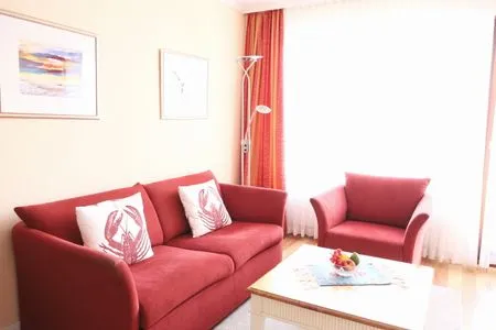 Wohnzimmer Strandstr. 4, Whg. 27