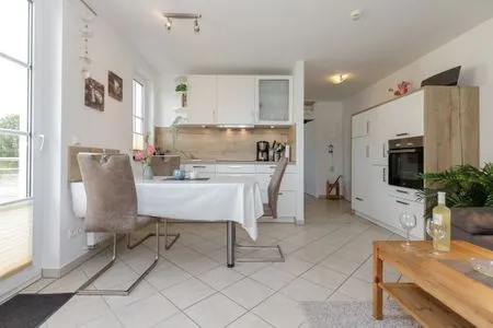 Küche / Küchenzeile Zum Glückswinkel Ferienwohnung 9