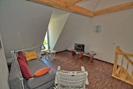Wohnzimmer Ferienwohnung Zum Strandvoigt