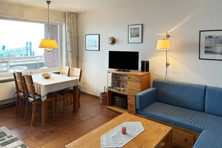 Wohnzimmer Haus Seelöwe Ferienwohnung "Inselglück"