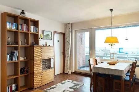 Wohnzimmer Haus Seelöwe Ferienwohnung "Inselglück"