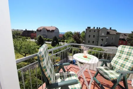 Balkon Ferienwohnung Am Stubnitzwald