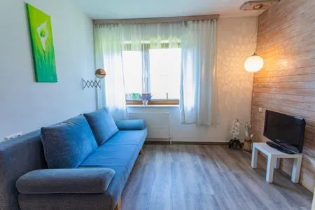 Schlafsofa mit Fernseher Huberhof 2 by Alpenidyll Apartments