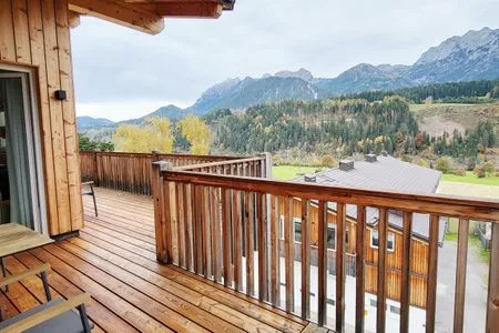 Terrace with a view of the mountains Mountain View by Alpenidyll Apartments