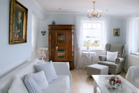 Wohnzimmer Villa Hansa App. A3 - wunderschöne Ferienwohnung mit Panorama-Meerblick