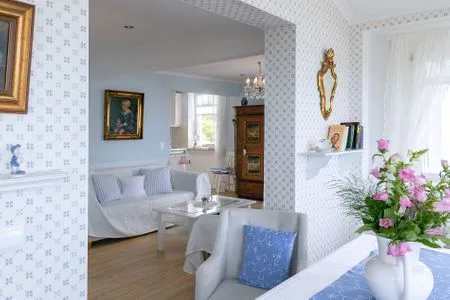 Wohnzimmer Villa Hansa App. A3 - wunderschöne Ferienwohnung mit Panorama-Meerblick