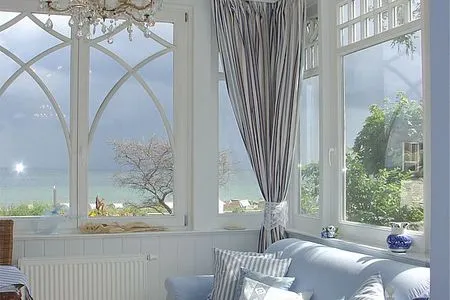 Wohnzimmer Villa Hansa App. B1 - Ferienwohnung mit atemberaubendem Blick auf die Ostsee