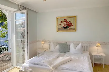 Wohnzimmer Villa Hansa App. C2 - strandnahes Studio mit Südbalkon & Seeblick