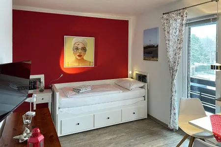 Wohnzimmer Haus Diana Ferienwohnung „Wattenmeer"