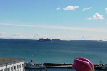 Meerblick Ferienwohnung Kapitänsmesse -  traumhafter Ausblick über Hafen und Meer