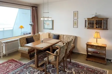 Wohnzimmer Haus Leitfeuer Ferienwohnung „Blick 19"