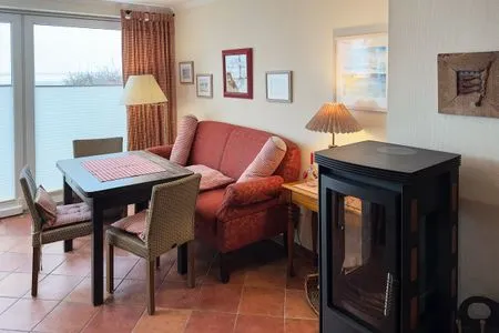 Wohnzimmer Haus Kap Hoorn Ferienwohnung Seeblick