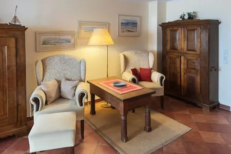 Wohnzimmer Haus Kap Hoorn Ferienwohnung Seeblick