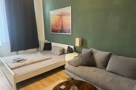 Schlafzimmer Gemütliches Appartement "Gudrun" in Halle inklusive Parkplatz