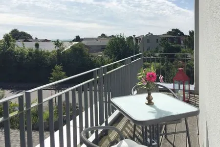 Balkon Ferienwohnung Richi - zentrale und ruhige in der Hafenstadt Sassnitz