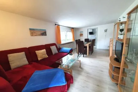 Wohnzimmer Ferienwohnung Sonnenschein - im Herzen der Halbinsel Jasmund