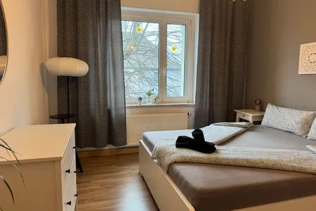 Schlafzimmer Gemütliches Appartement "Johanna" in Weißenfels mit 3 Schlafzimmern