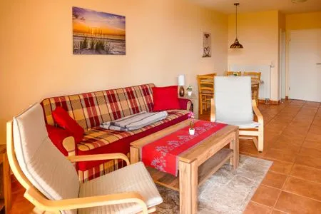 Wohnzimmer Ferienwohnung Kariba - ruhige Lage und Hundefreundlich