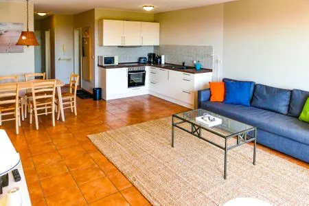 Wohnzimmer Ferienwohnung Max - Urlaub in ruhiger Lage mit Hund