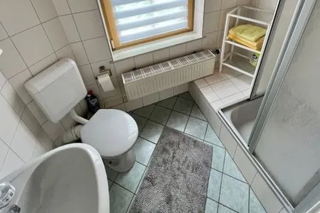 Badezimmer Ferienwohnung 1 Otto - in der Stadtmitte von Sassnitz