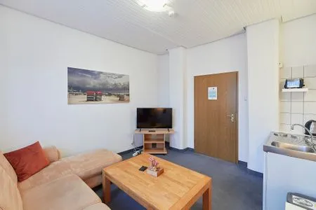 Wohnbereich mit kleiner Teestation Huus in't Dörp - Studio 11