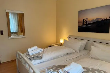 Schlafzimmer Strandresidenz Rosengarten, Hohenzollernstr. 30, App. 110