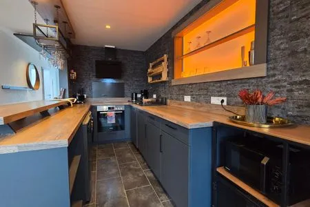 Küche / Küchenzeile Ferienhaus Strandschnecke