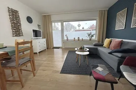 Wohnzimmer Ferienwohnung Ankerplatz