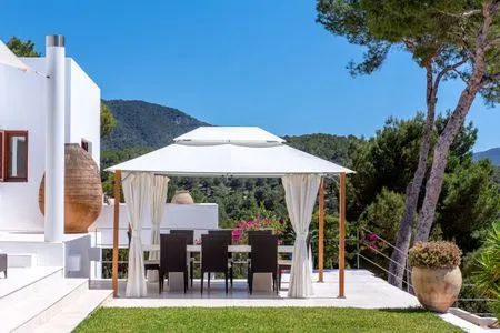 Terrasse Villa Vadella Ibiza