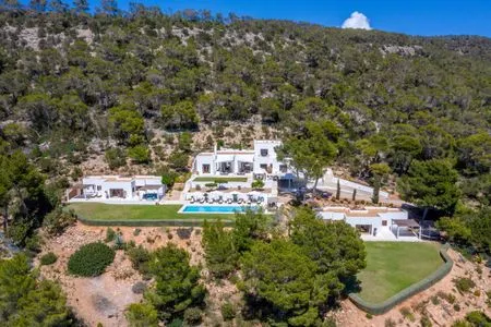 Vogelperspektive Villa Vadella Ibiza