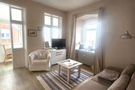 Wohnzimmer Promenadenblick - Wohnung 2