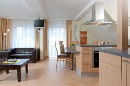 Wohnzimmer Haus am Meer Ferienwohnung Denise