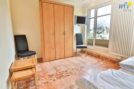 Schlafzimmer Haus am Meer Ferienwohnung Sascha