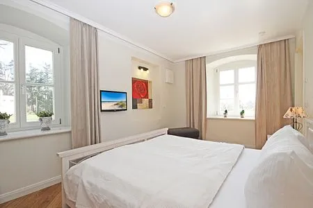 Schlafzimmer Jagdschloss Hohen Niendorf Ferienwohnung 3